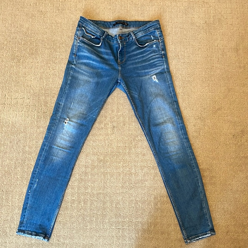 Zara Trafaluc denimware Size 8 Blue Jean